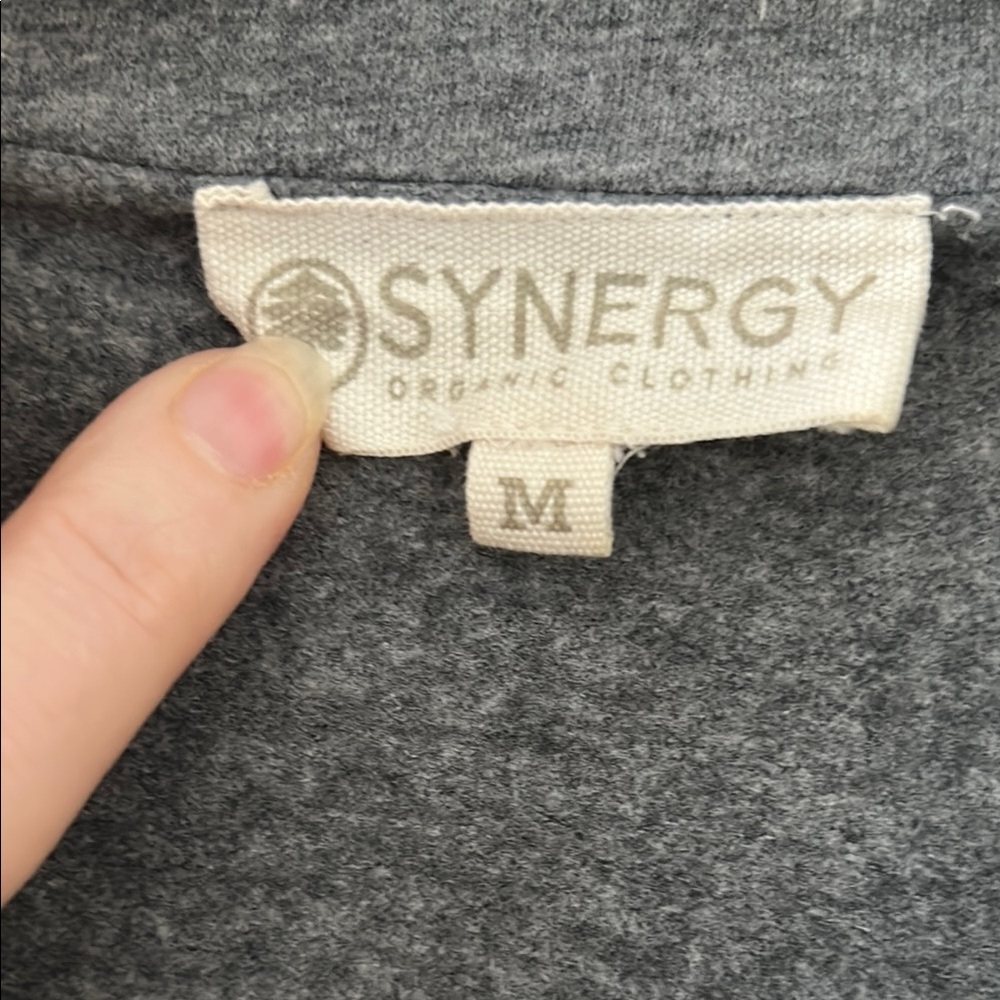 Gray Half-Zip Pullover - image 3